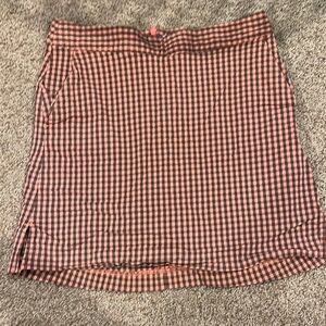 Lady Hagen Pink and Green Mini Golf Skirt